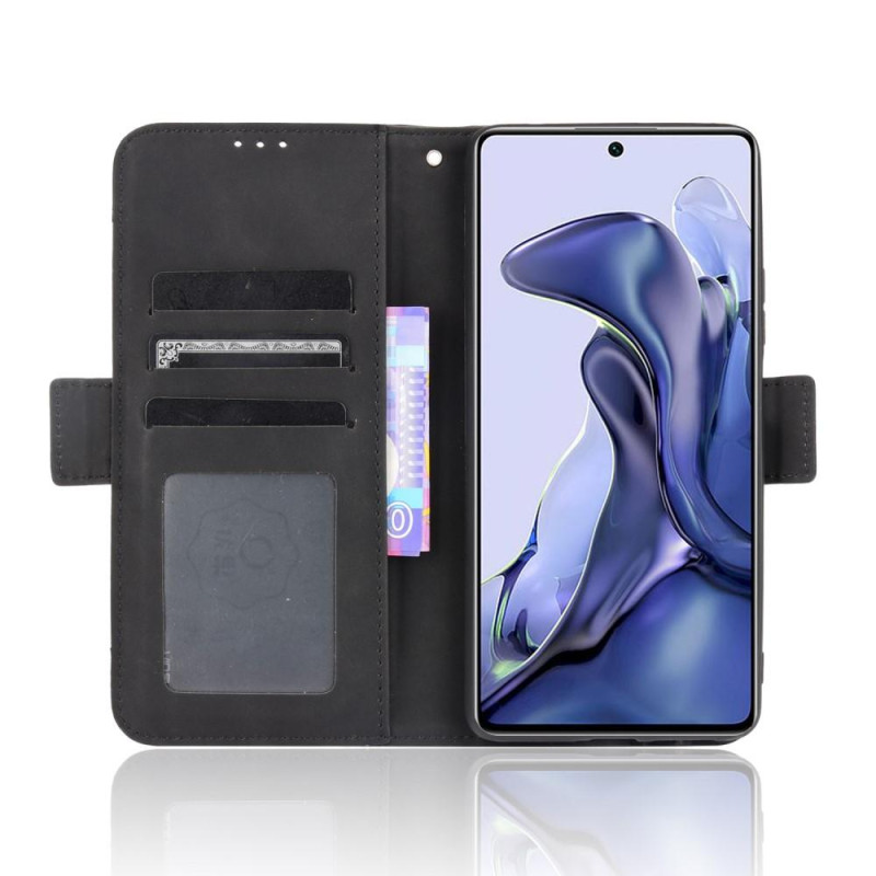 Wallet Stand Flip Phone Case til Xiaomi 11T Pro/11T - Sort