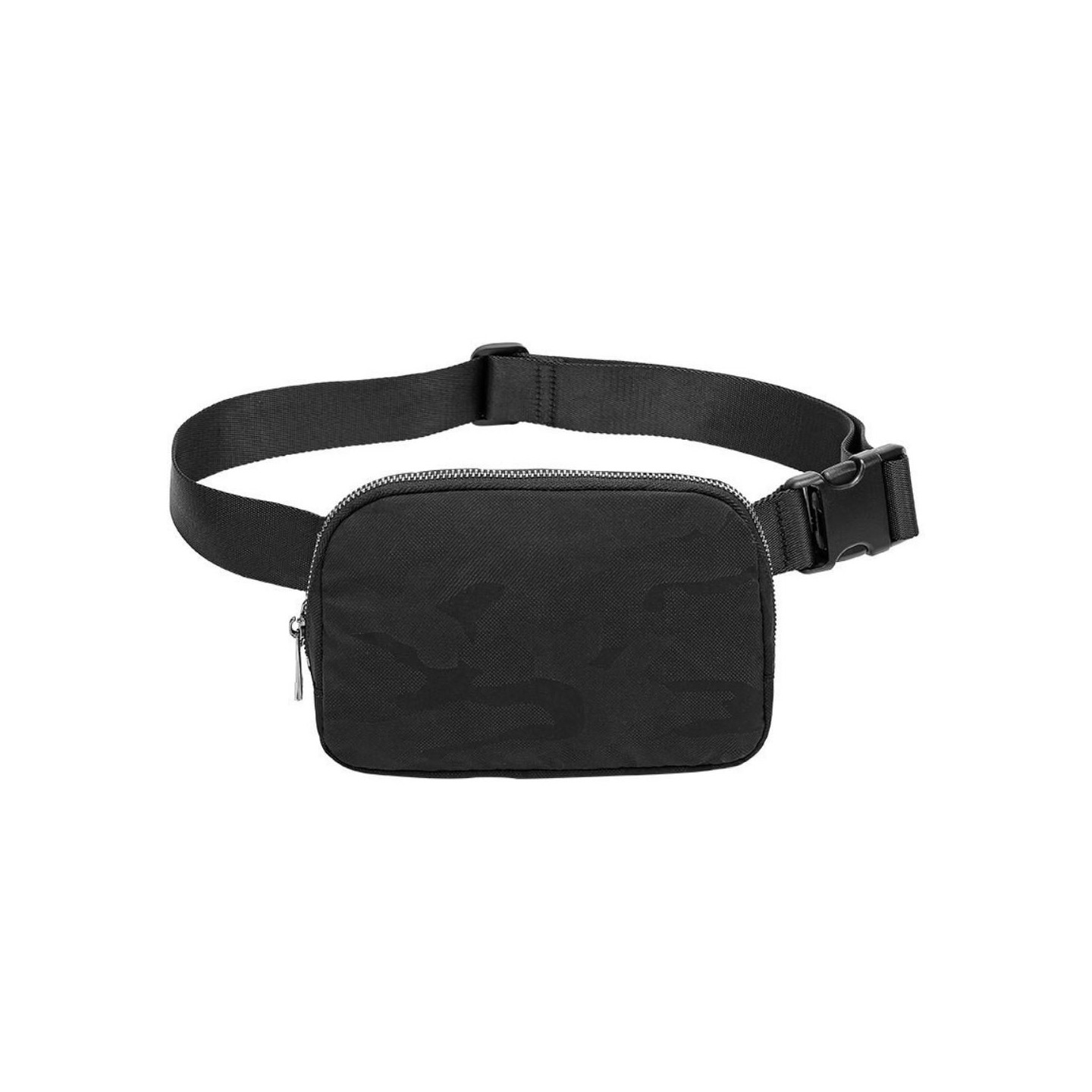 Chest Waist Bag Sport Casual Crossbody Bag - Black Camouflage