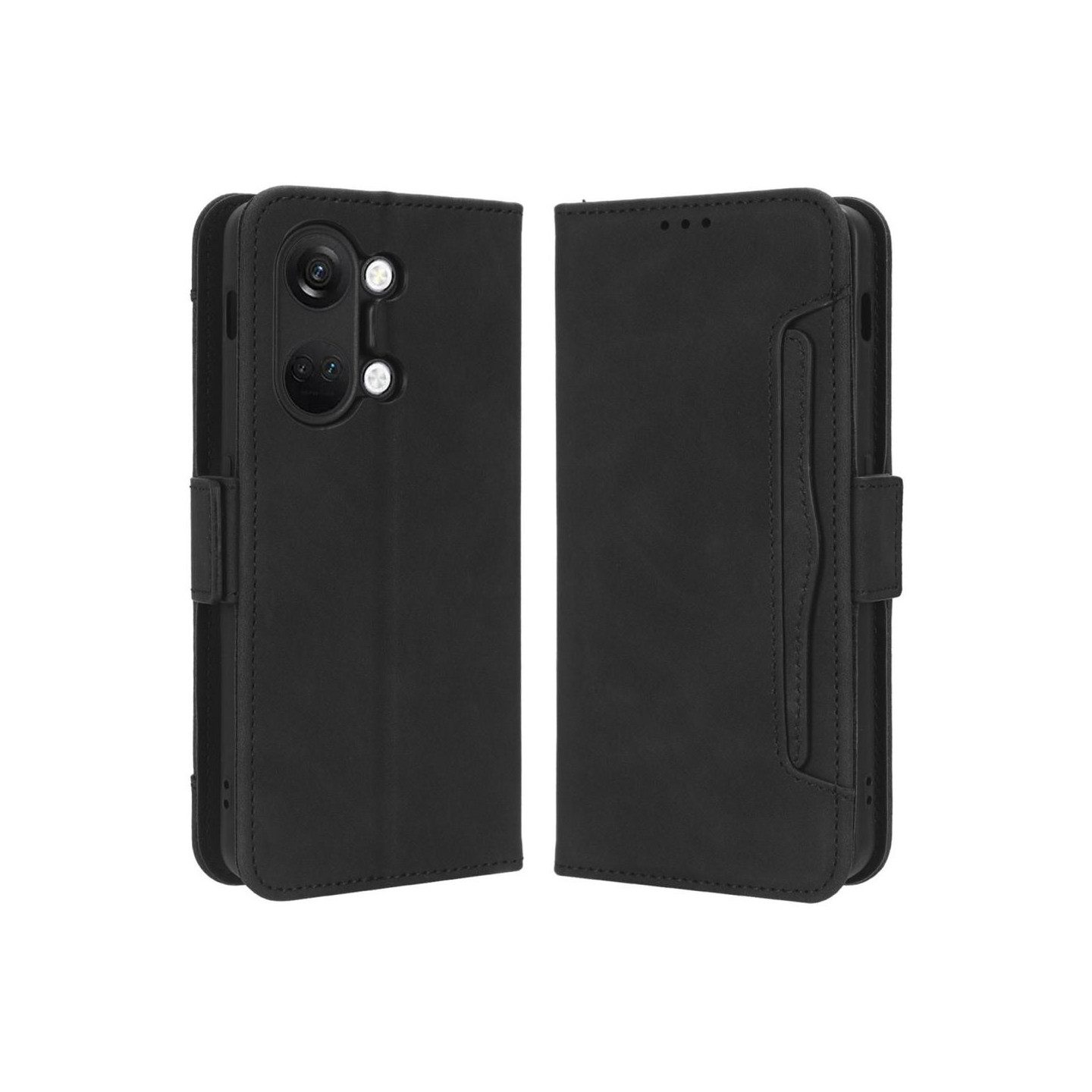 Wallet Stand Flip - puhelinkotelo OnePlus Nord 3 5G: lle - musta