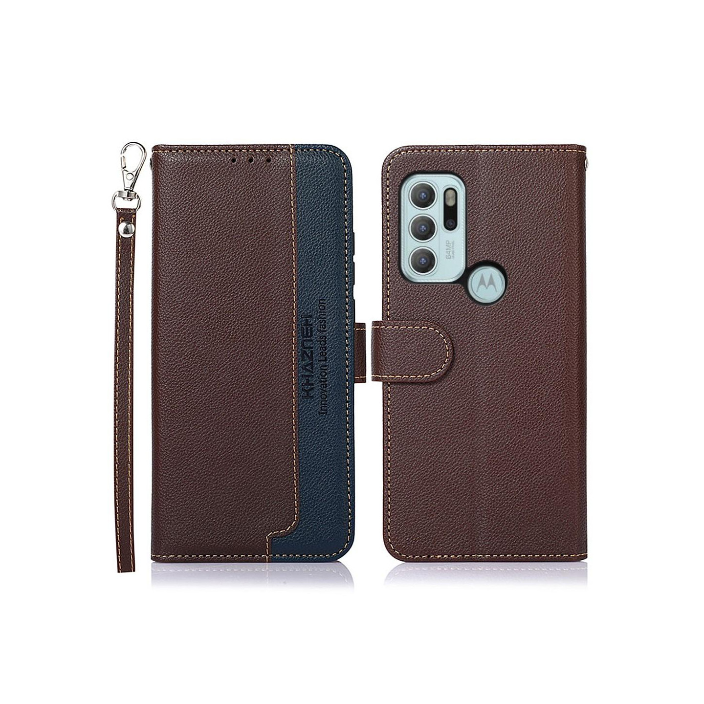 KHAZNEH Telefoncover til Motorola Moto G60s - Brun