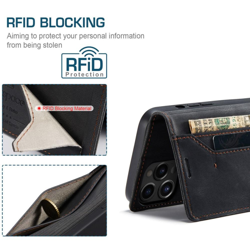 AUTSPACE A01 Lommebok - cover iPhone 13 Pro Max - Sort