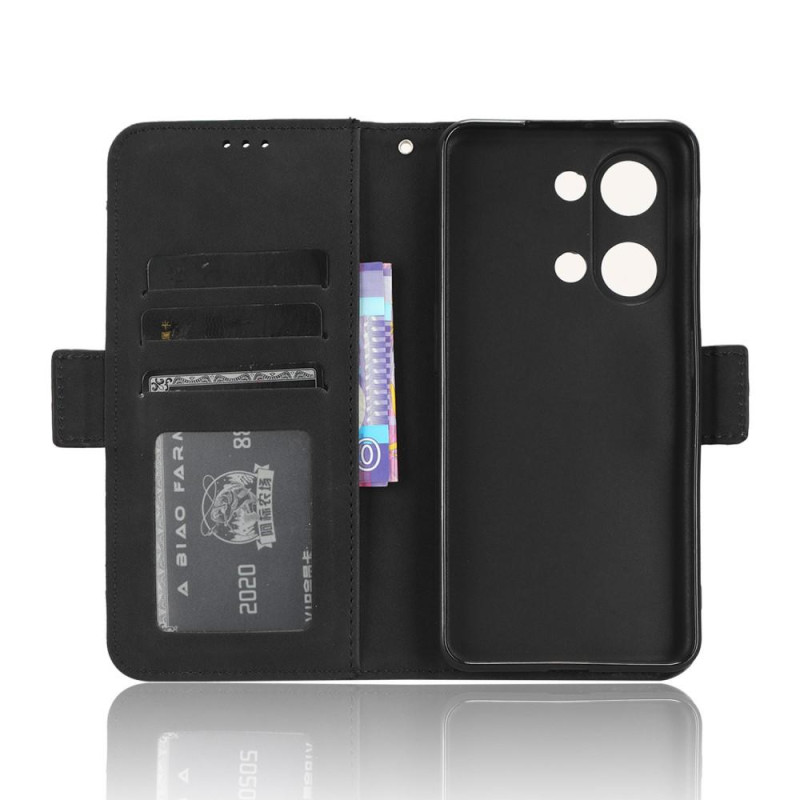 Wallet Stand Flip Phone Case for OnePlus Nord 3 5G - Black