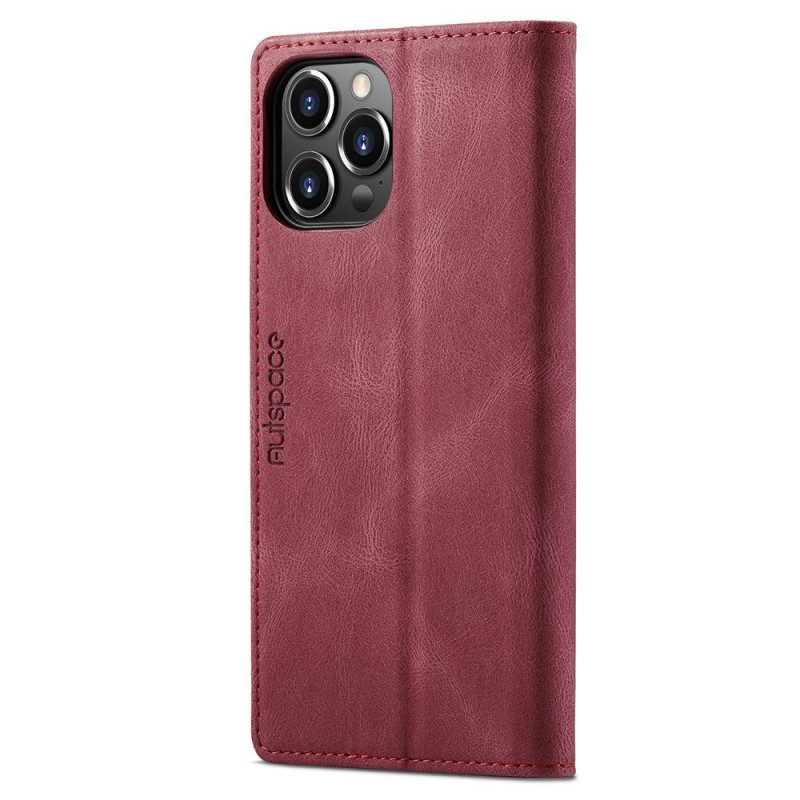 AUTSPACE A01 Lommebok - deksel iPhone 13 Pro Max - Rød
