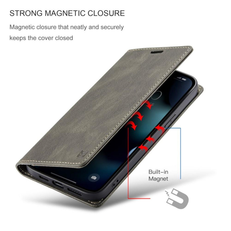 AUTSPACE A01 Lommebok - cover iPhone 13 Pro - Kaffe