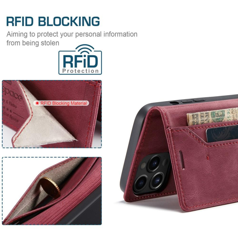 AUTSPACE A01 Lommebok - deksel iPhone 13 Pro - Rød