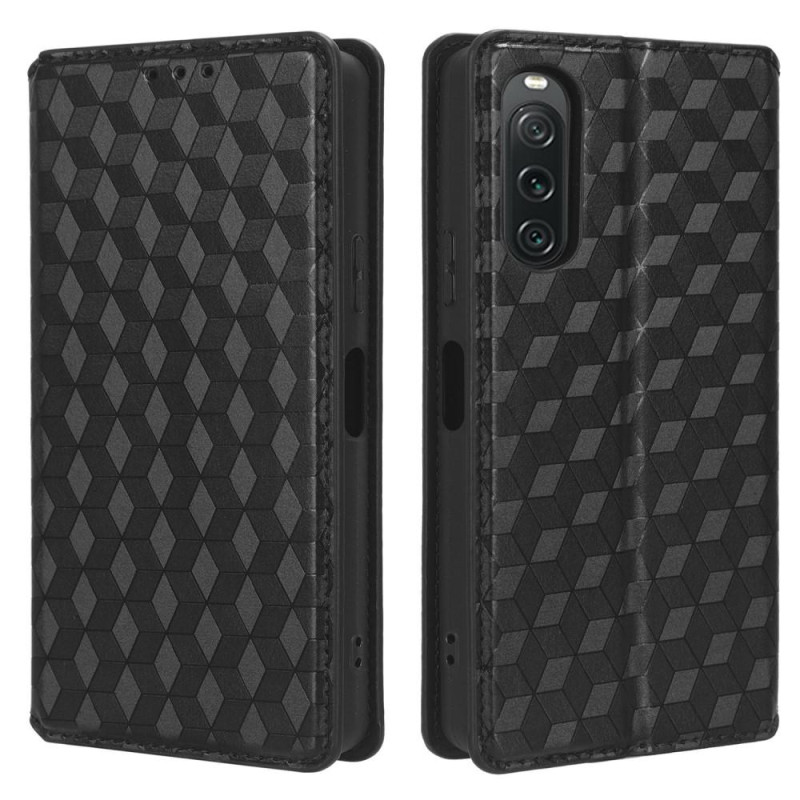 Rhombus Pung Taske til Sony Xperia 10 V - Sort