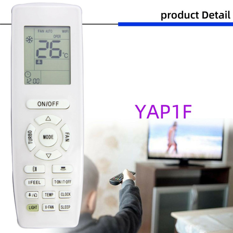 Remote Control Replacement for YAP1F for Gree Air Conditioner