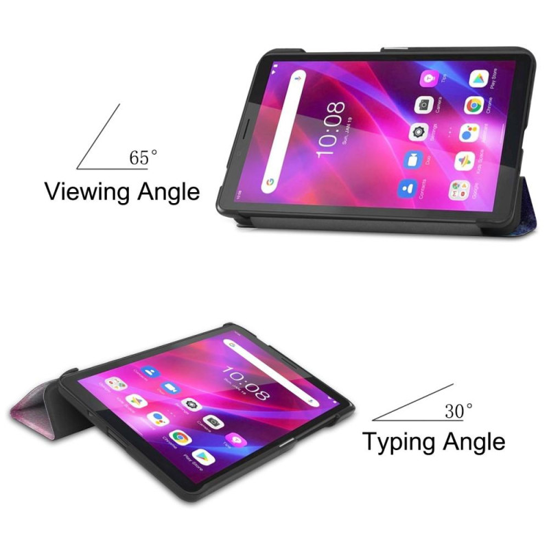 Pattern Tri - fold Stand Cover Lenovo Tab M7 (3rd Gen) - Nebula