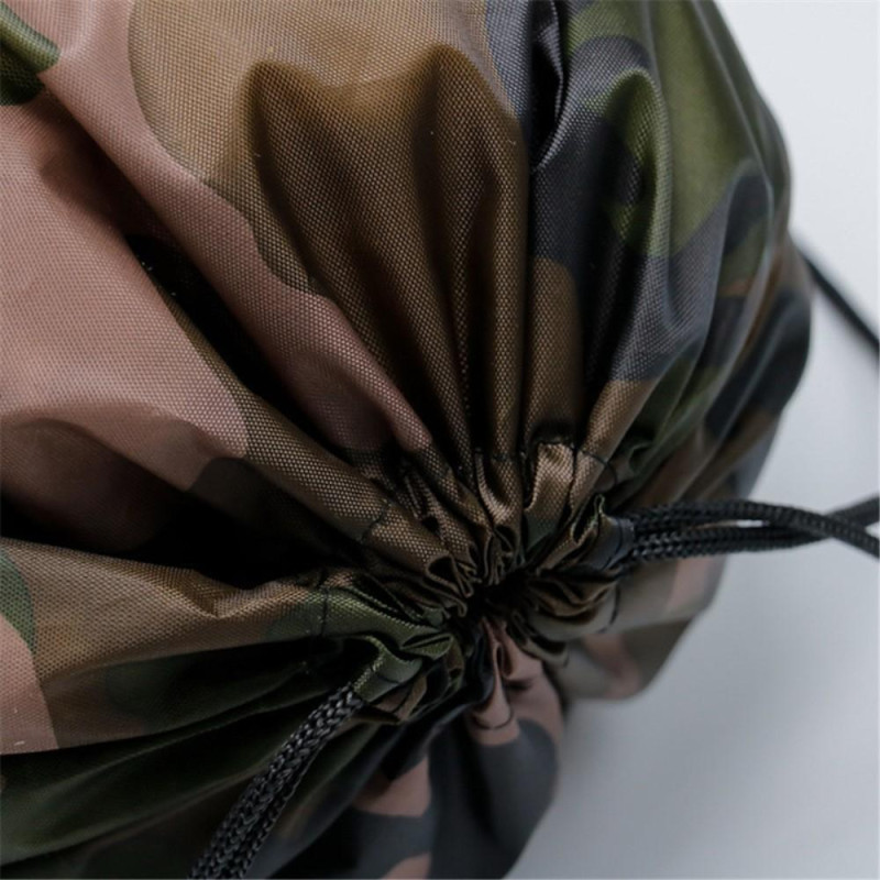 Camouflage Backpack Drawstring Bag Sports Gym Camping Hiking