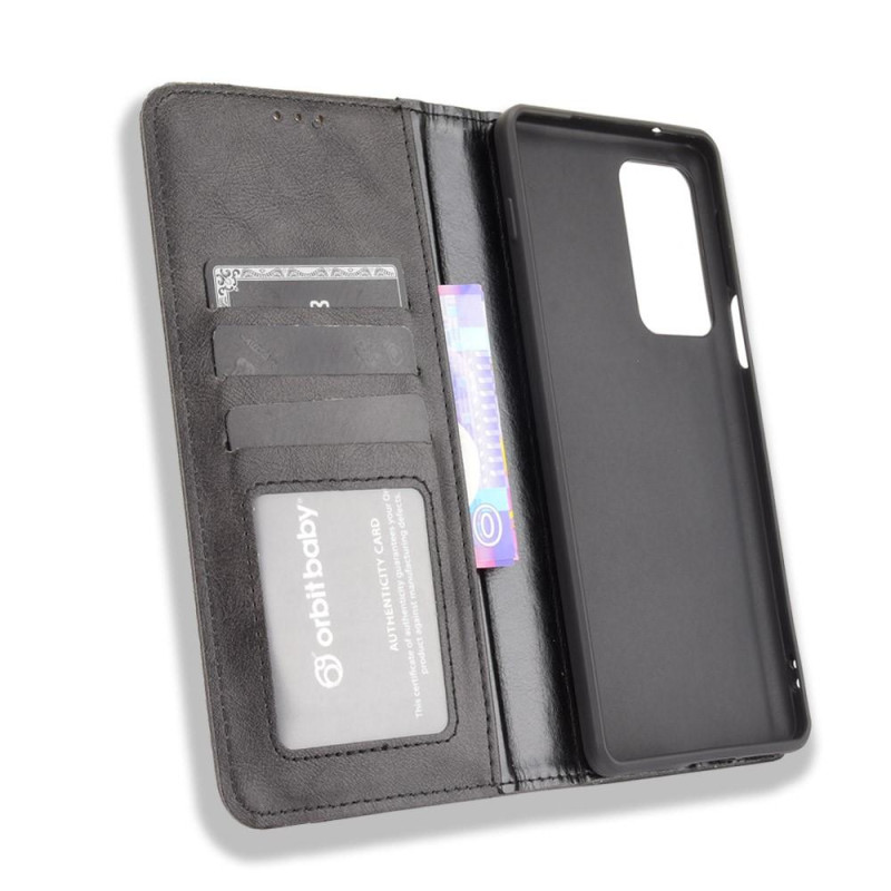 Wallet Stand Flip - telefontaske til Motorola Edge 20 Pro - Sort