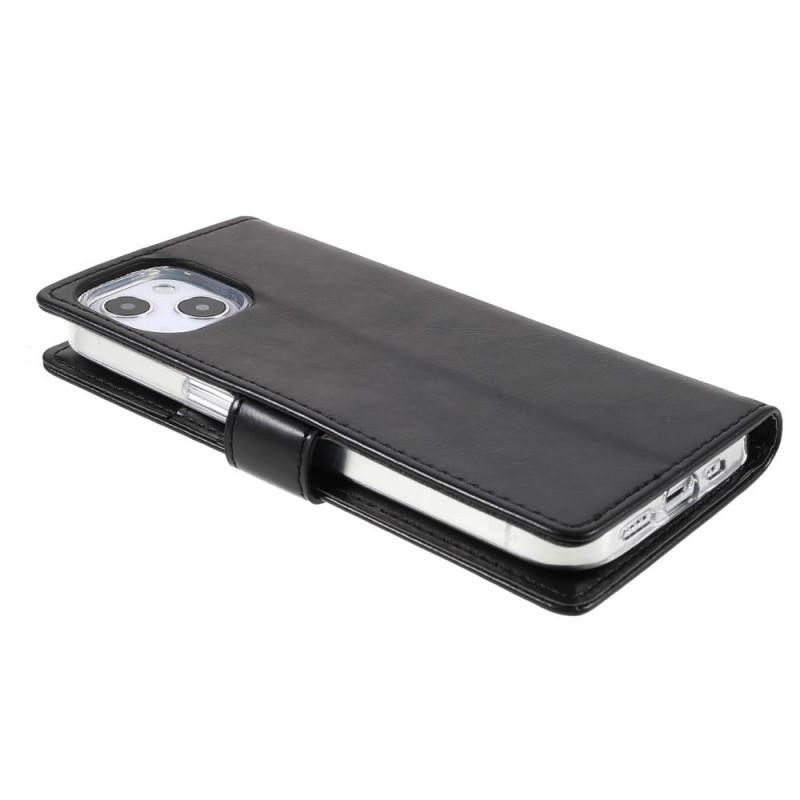 MERCURY GOOSPERY Blue Moon Wallet Case iPhone 13 Mini Black