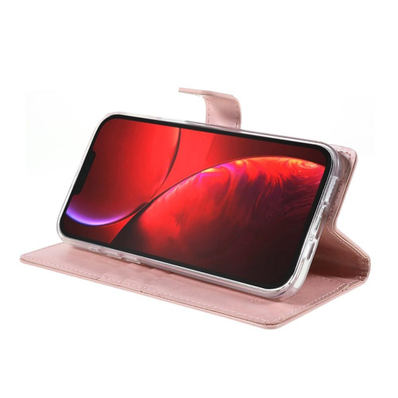 MERCURY GOOSPERY Sininen Moon Lompakkokotelo iPhone 13 Pro Max - Vaaleanpunainen