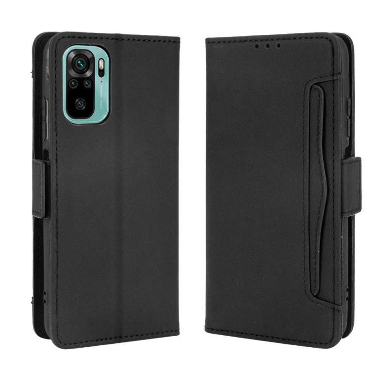 Wallet Stand Flip Case for Xiaomi Redmi Note 10S / Note 10 4G - Black
