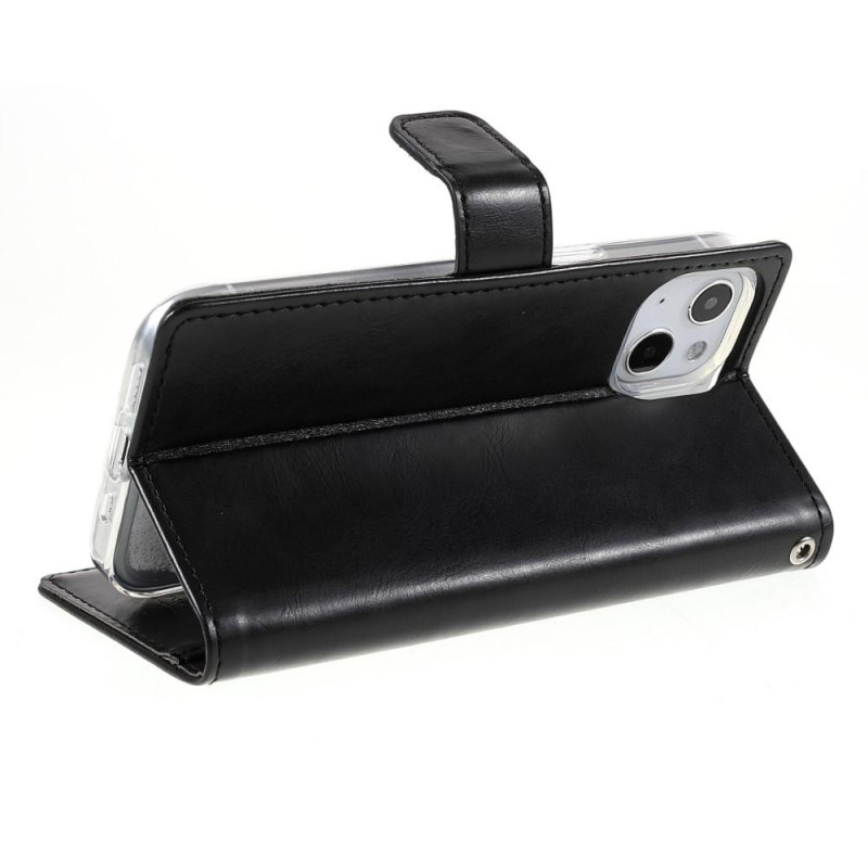 MERCURY GOOSPERY Blue Moon Wallet Case iPhone 13 Mini Black