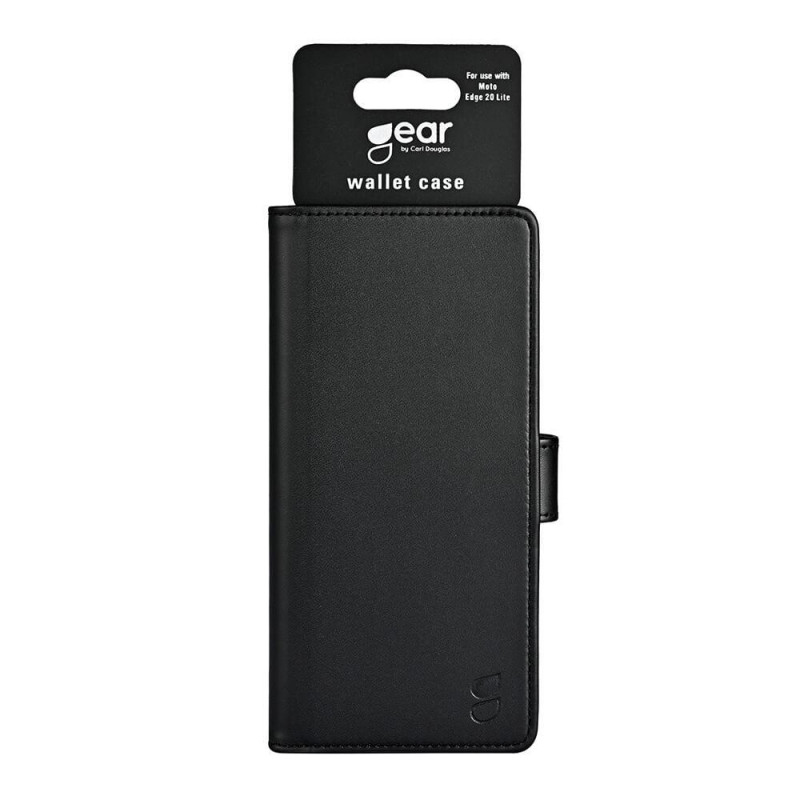 GEAR Lommebok - deksel Svart til Motorola Edge 20 Lite