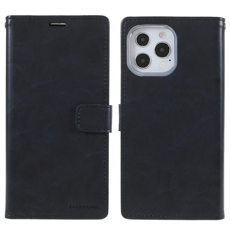 MERCURY GOOSPERY Blue Moon Wallet Case iPhone 13 Pro Max Black