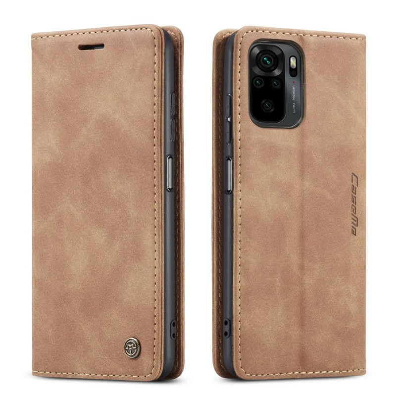 CASEME Lommebok - deksel Xiaomi Redmi Note 10 4G/Note 10S - Brun