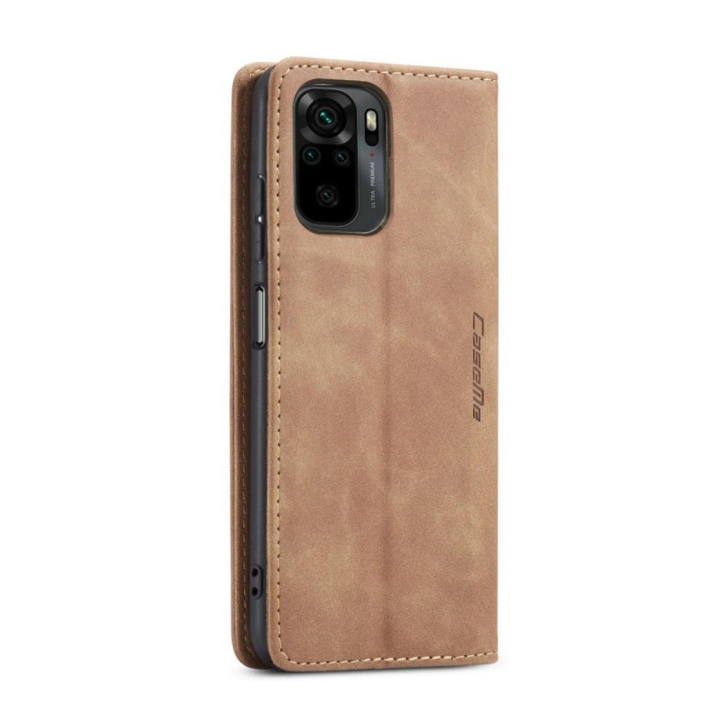 CASEME Lommebok - deksel Xiaomi Redmi Note 10 4G/Note 10S - Brun