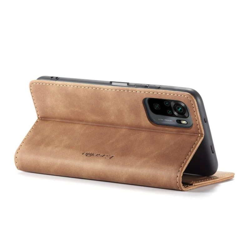 CASEME Lommebok - cover Xiaomi Redmi Note 10 4G/Note 10S - Brun