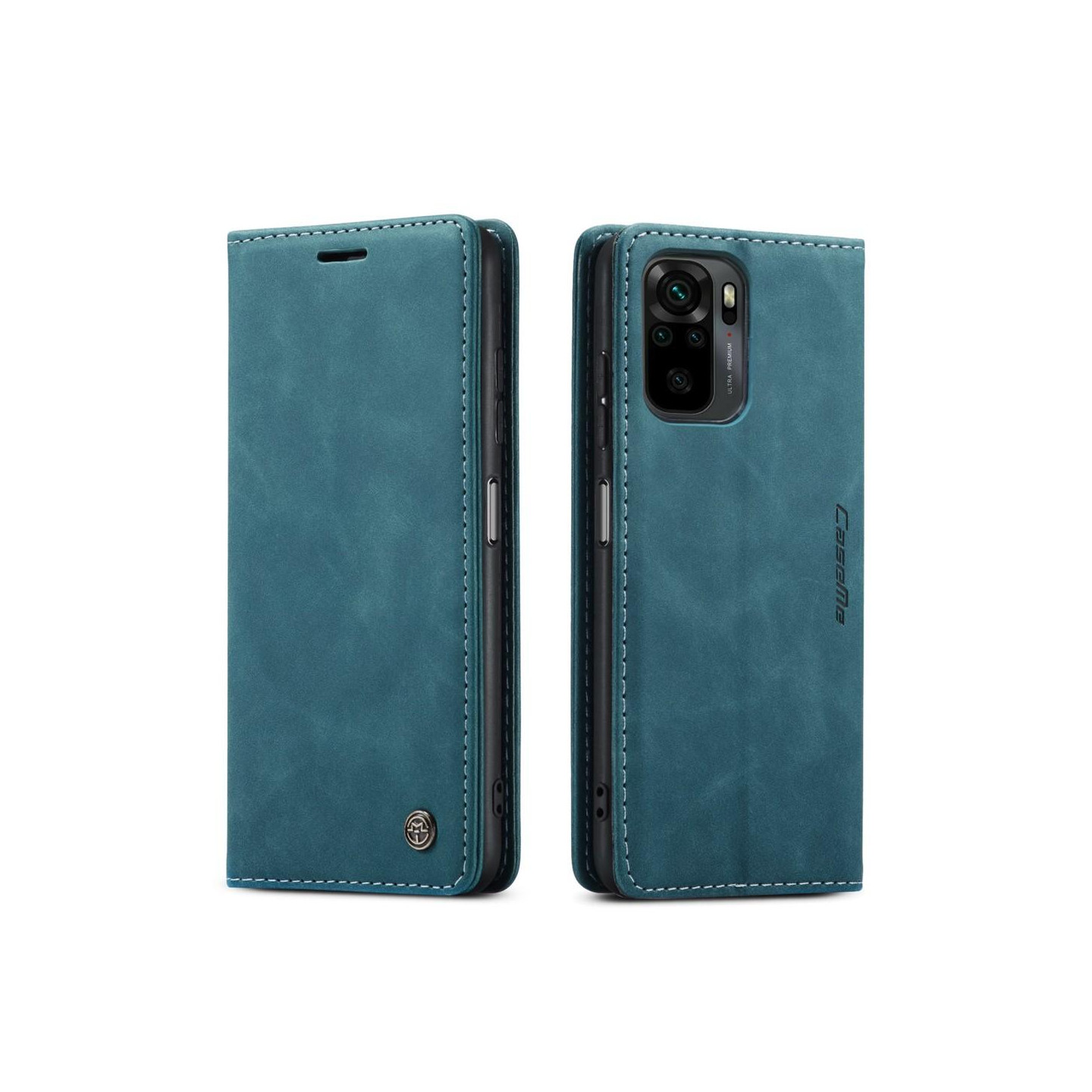 CASEME Lommebok - deksel Xiaomi Redmi Note 10 4G/Note 10S - Blå