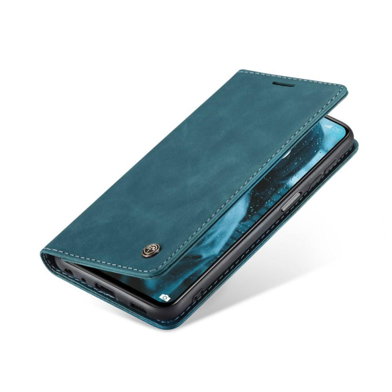 CASEME Retro Wallet Case for Xiaomi Redmi Note 10 4G/Note 10S - Blue