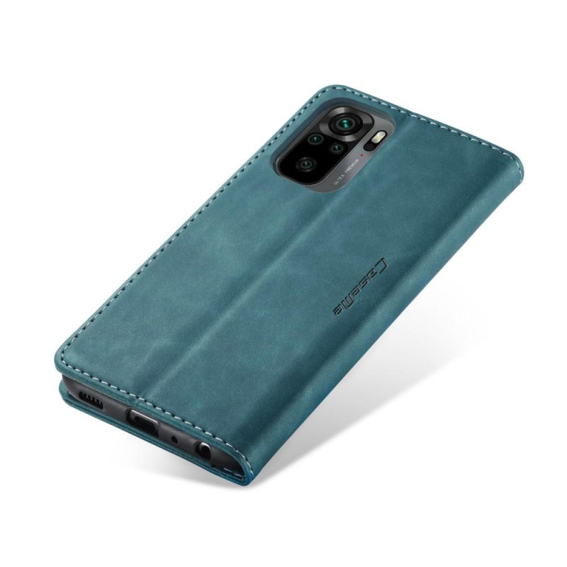 CASEME Retro lompakkokotelo Xiaomi Redmi Note 10 4G/Note 10S - Sininen
