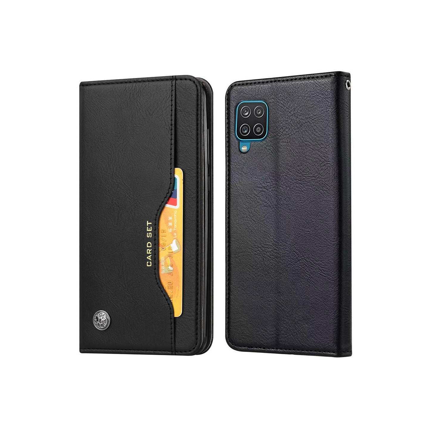 Samsung Galaxy A22 4G Lommebok - deksel - Svart