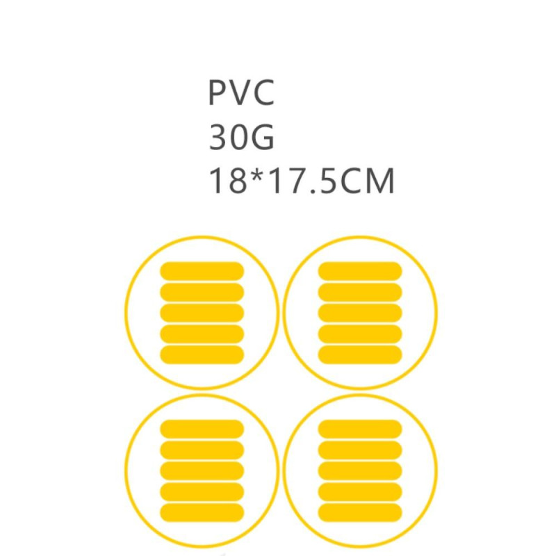 Night Safety Reflective Stickers Set for Xiaomi M365/M365 Pro Gold