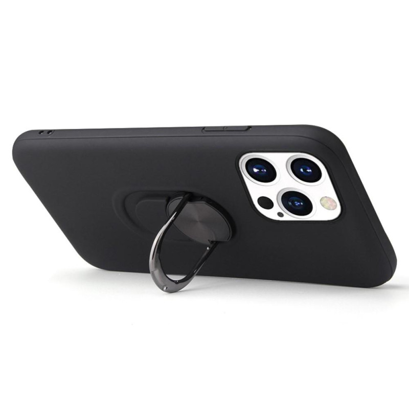 iPhone 13 Pro Hybrid Cover Med Fingerring - Rose Guld