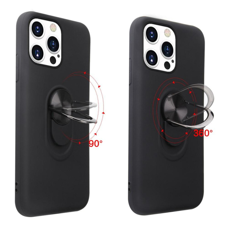 iPhone 13 Pro Hybrid Deksel Med Fingerring - Rose Gull