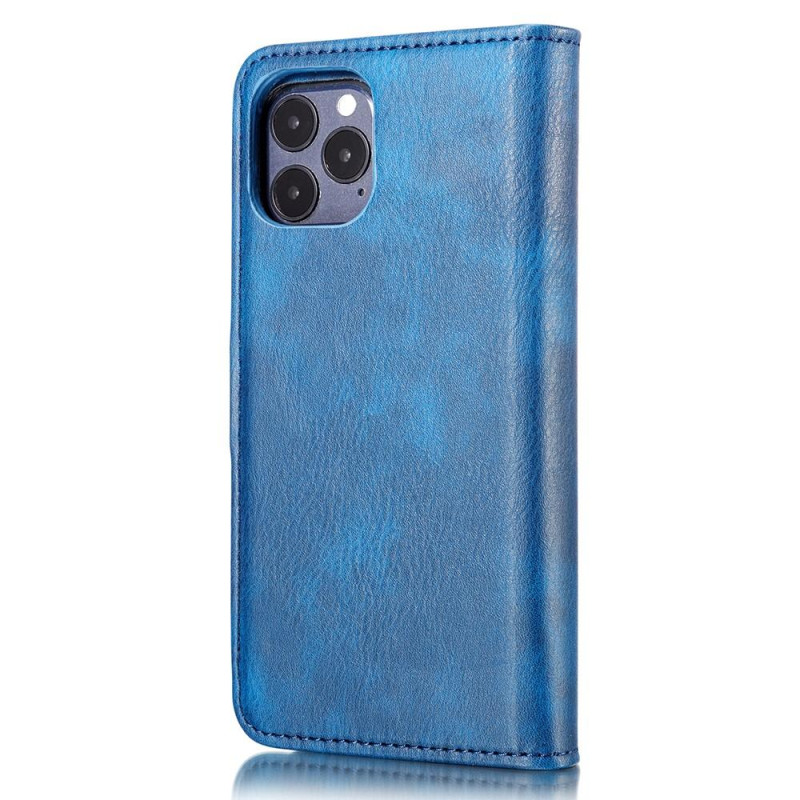 DG.MING For iPhone 13 Stylish Wallet Case - Blue