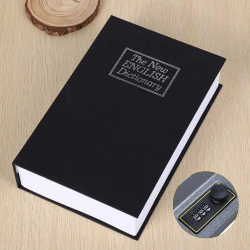 Insurance Box Simulation Book Safe Mini Storage Security Lock