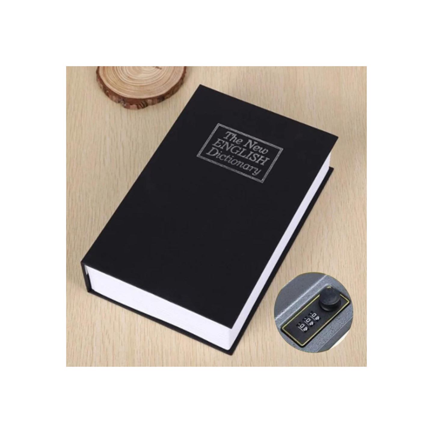 Insurance Box Simulation Book Safe Mini Storage Security Lock