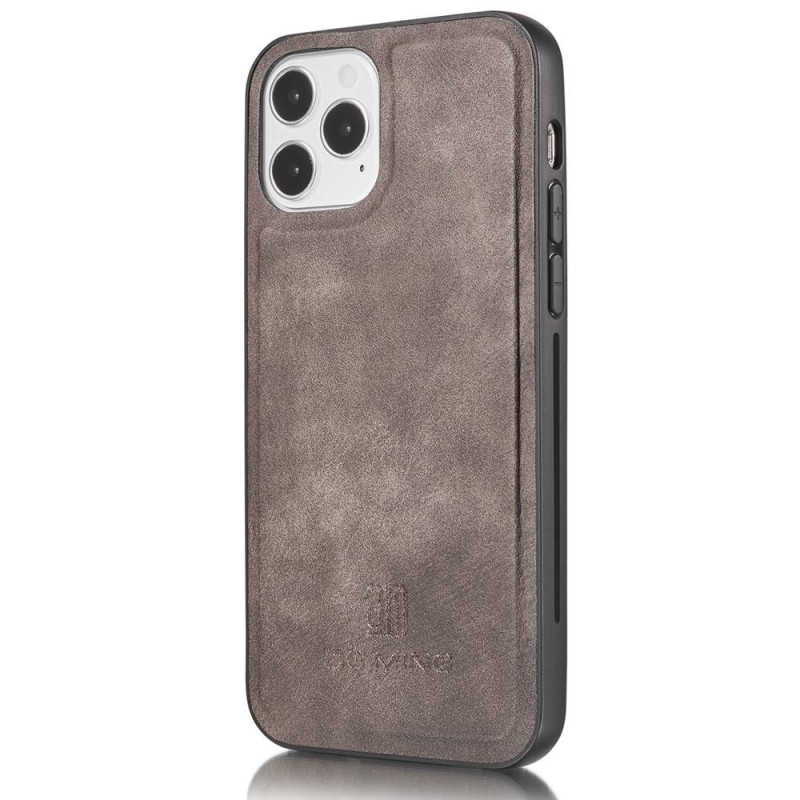 DG.MING For iPhone 13 Stylish Wallet Case - Coffee