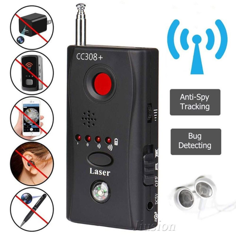 Anti - spion kameradetektor RF GSM Bug GPS Tracker Finder Detector