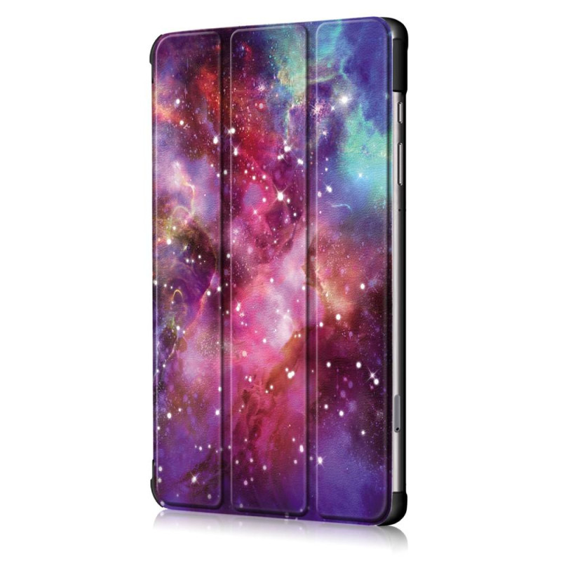 Tri - fold Stand Case for Samsung Galaxy Tab S6 Lite - Galaxy