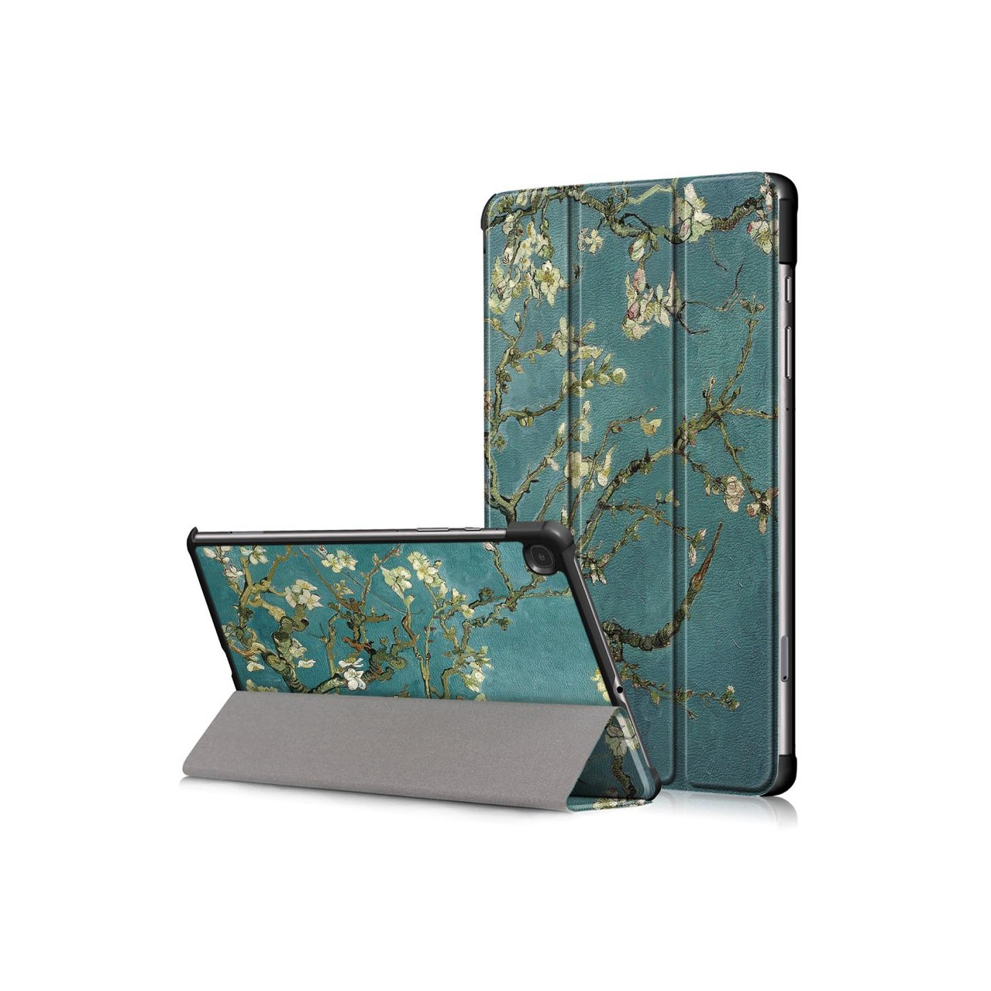Slim Fit Deksel Til Samsung Galaxy Tab S6 Lite - Mandeltre i blomst