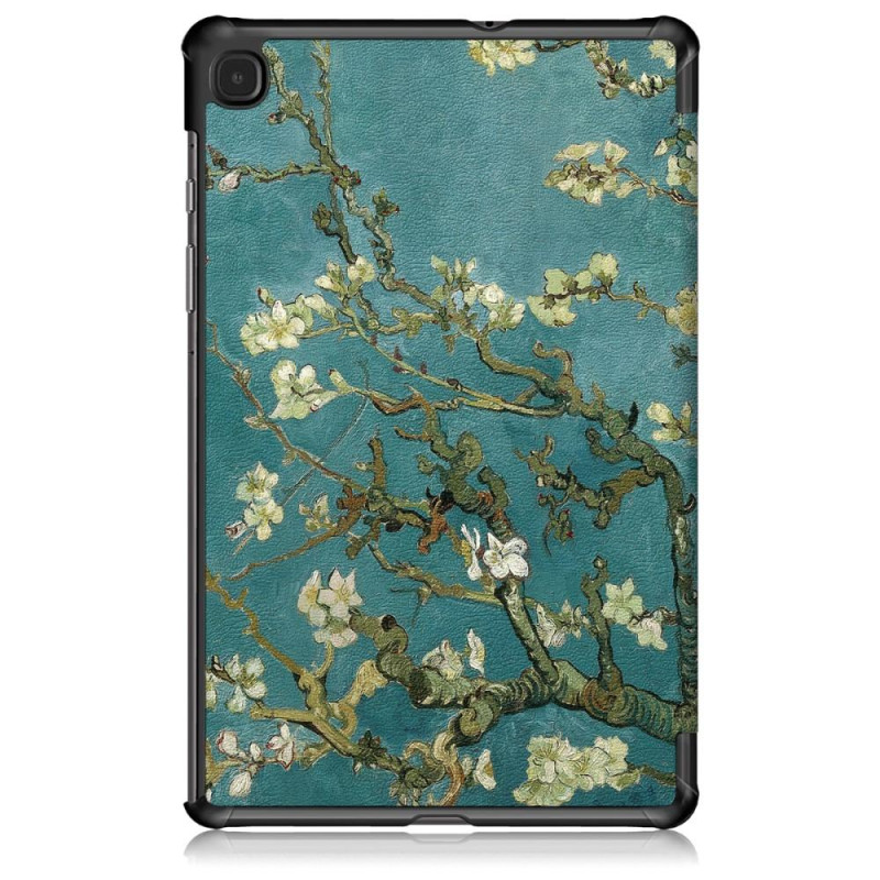 Tri - fold Stand Case for Samsung Galaxy Tab S6 Lite - Almond Tree in Blossom