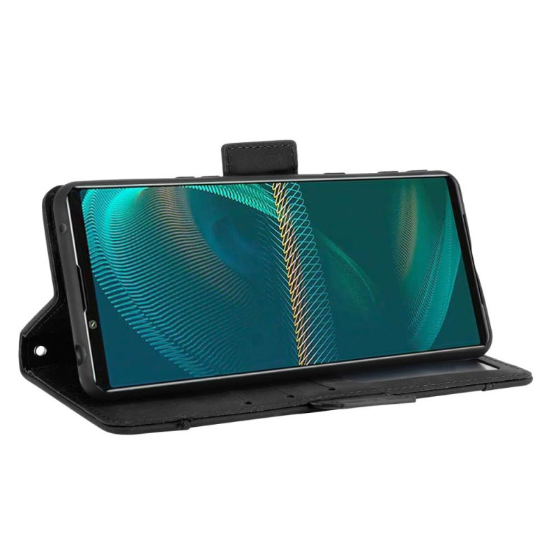 Sony Xperia 5 III Lommebok - deksel Svart Flerspor