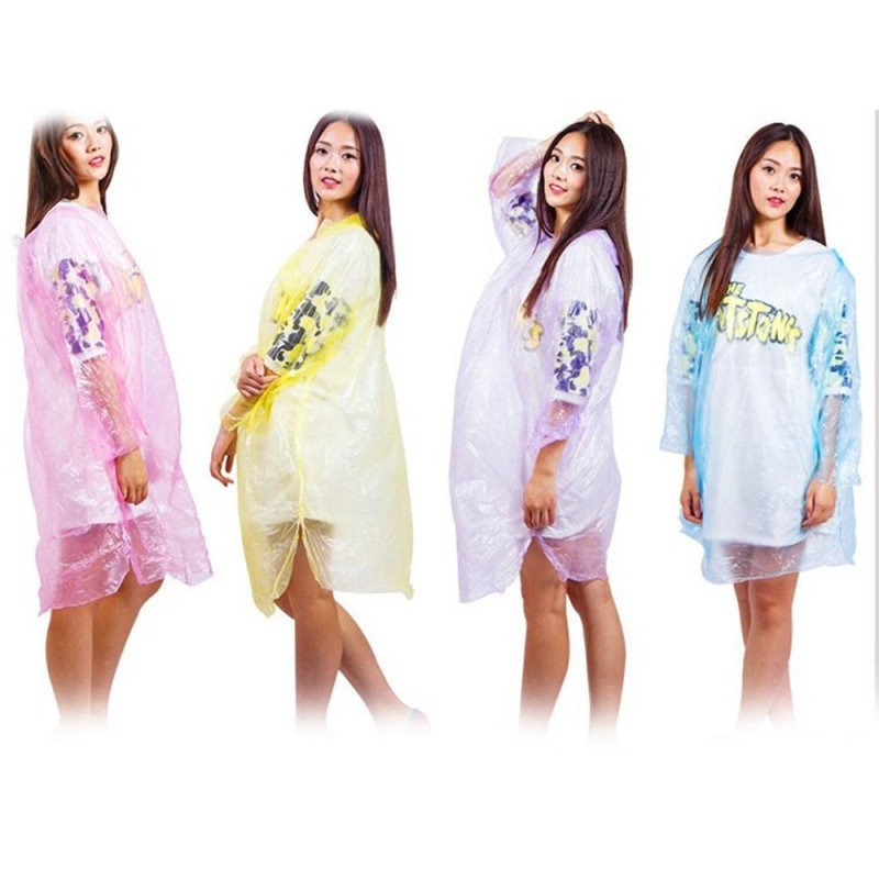 Outdoor Kannettava Raincoat Scenic Spot Hedging Disposable