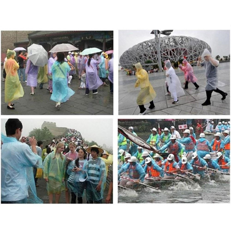 Outdoor Kannettava Raincoat Scenic Spot Hedging Disposable