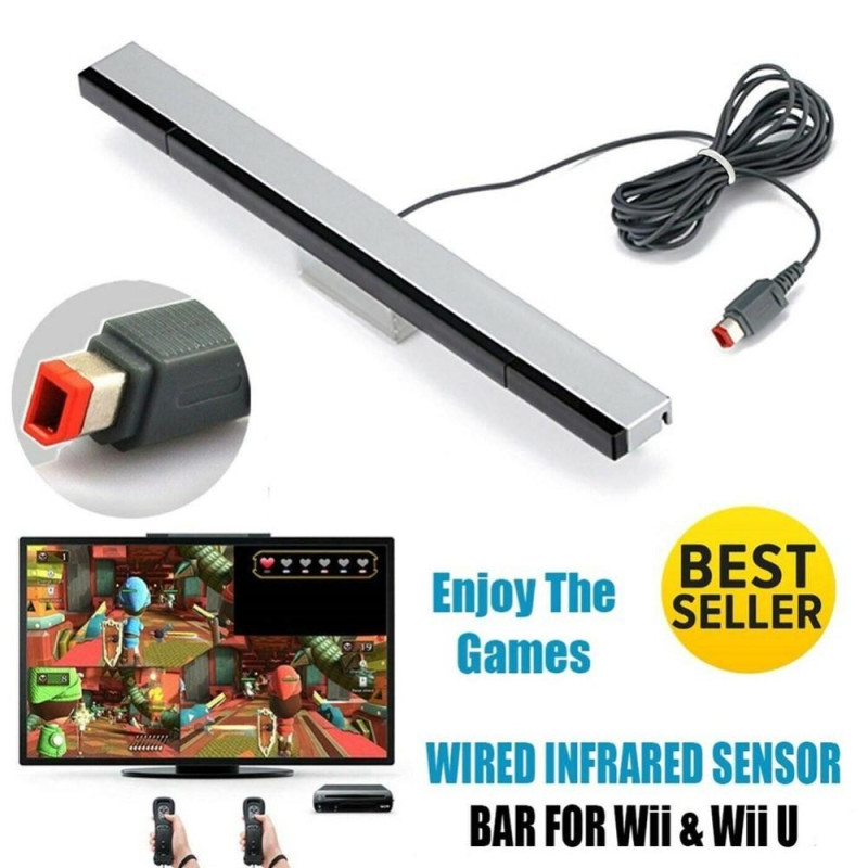 Kompatibel med Nintendo Wii Sensor Receiver Wired Infrared IR