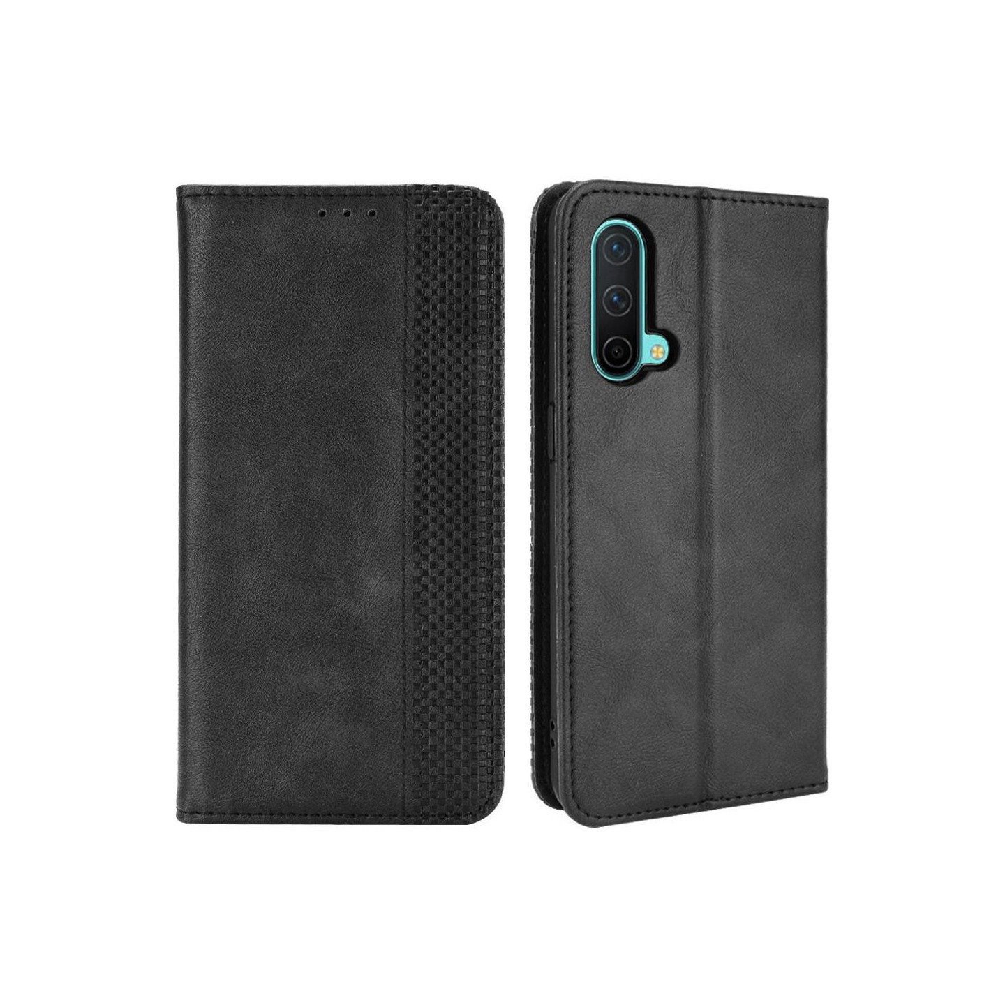 Wallet Stand Flip - telefontaske til OnePlus Nord CE 5G - Sort