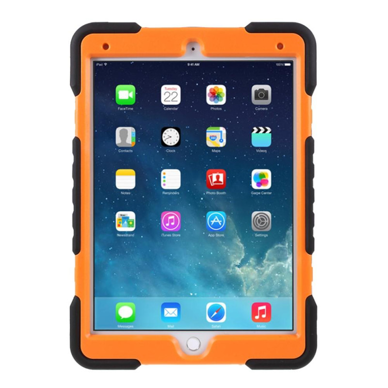 PEPKOO iPad 10.2 2021/2020/2019 Extreme Armor - Svart/Oransje