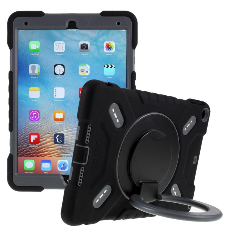 iPad 9.7 - inch (2017)/(2018) PEPKOO 360 Degree Swivel Kickstand Tablet Cover