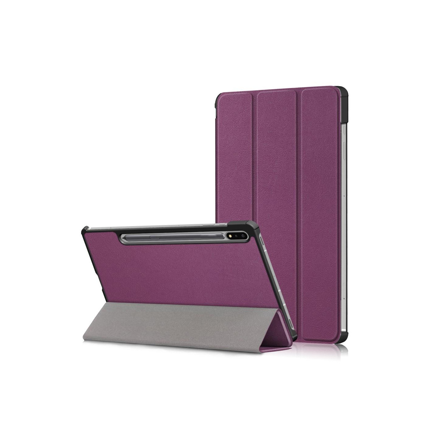 Trifoldet stativ Smart Taske til Samsung Galaxy Tab S7 FE