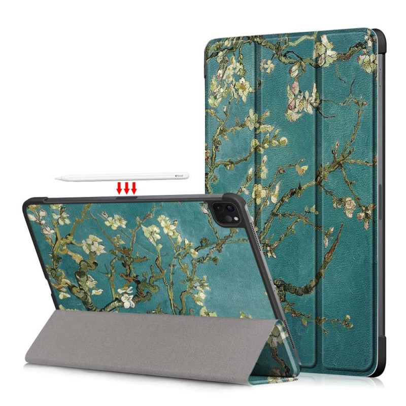 Til iPad Pro 11 2021/2020 Trifoldet stativ - tabletetui - Blossom