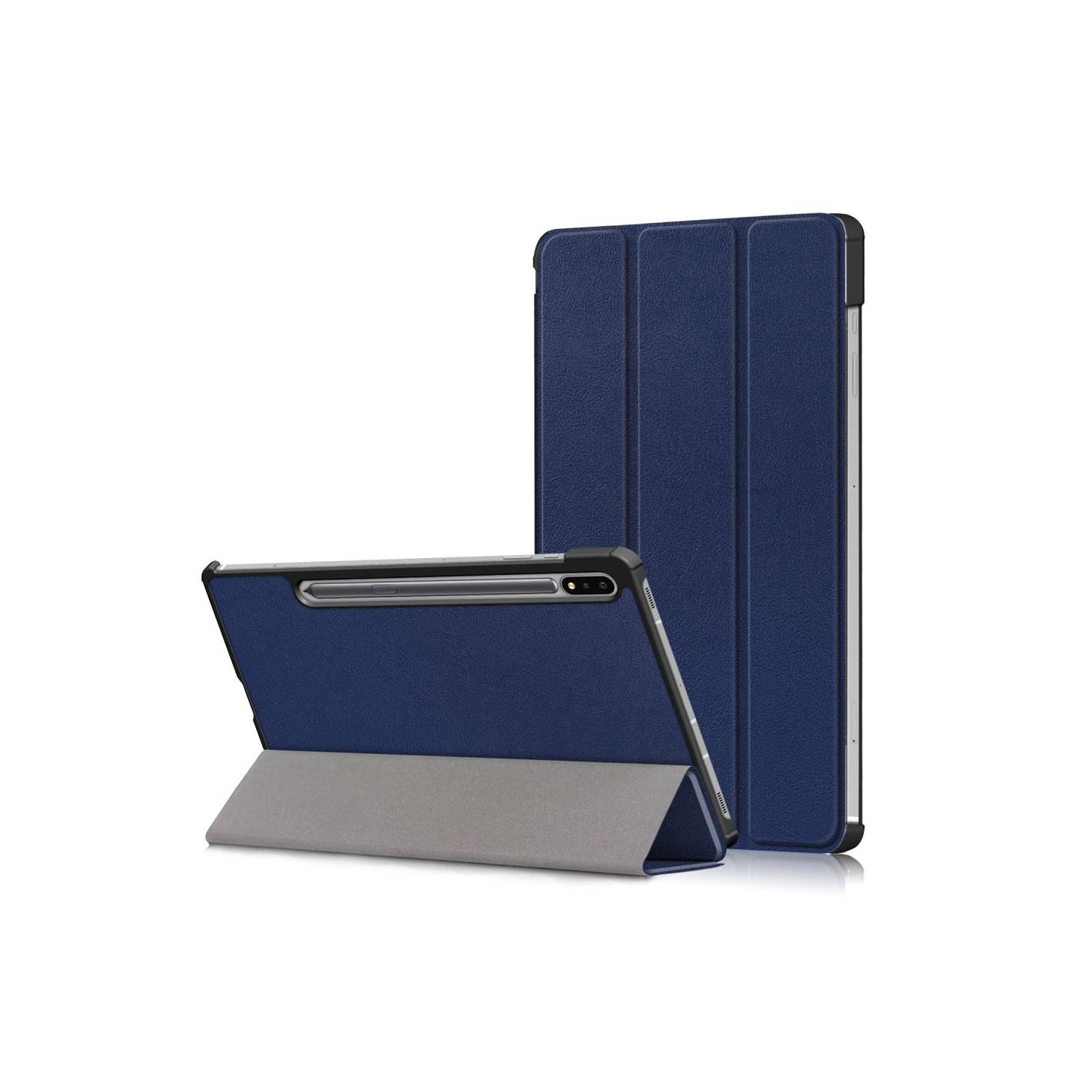 Tri - fold Stand Smart Case for Samsung Galaxy Tab S7 FE / Tab S7 Plus / Tab S8+