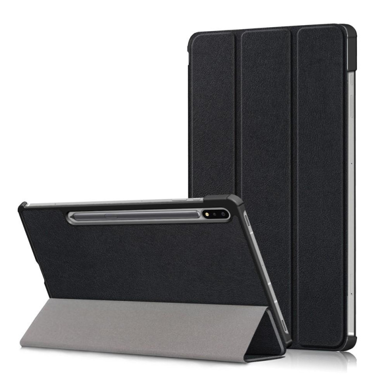 Slim Fit Dekseldeksel til Samsung Galaxy Tab S7 FE/Tab S7 Plus/Tab S8+ - Svart