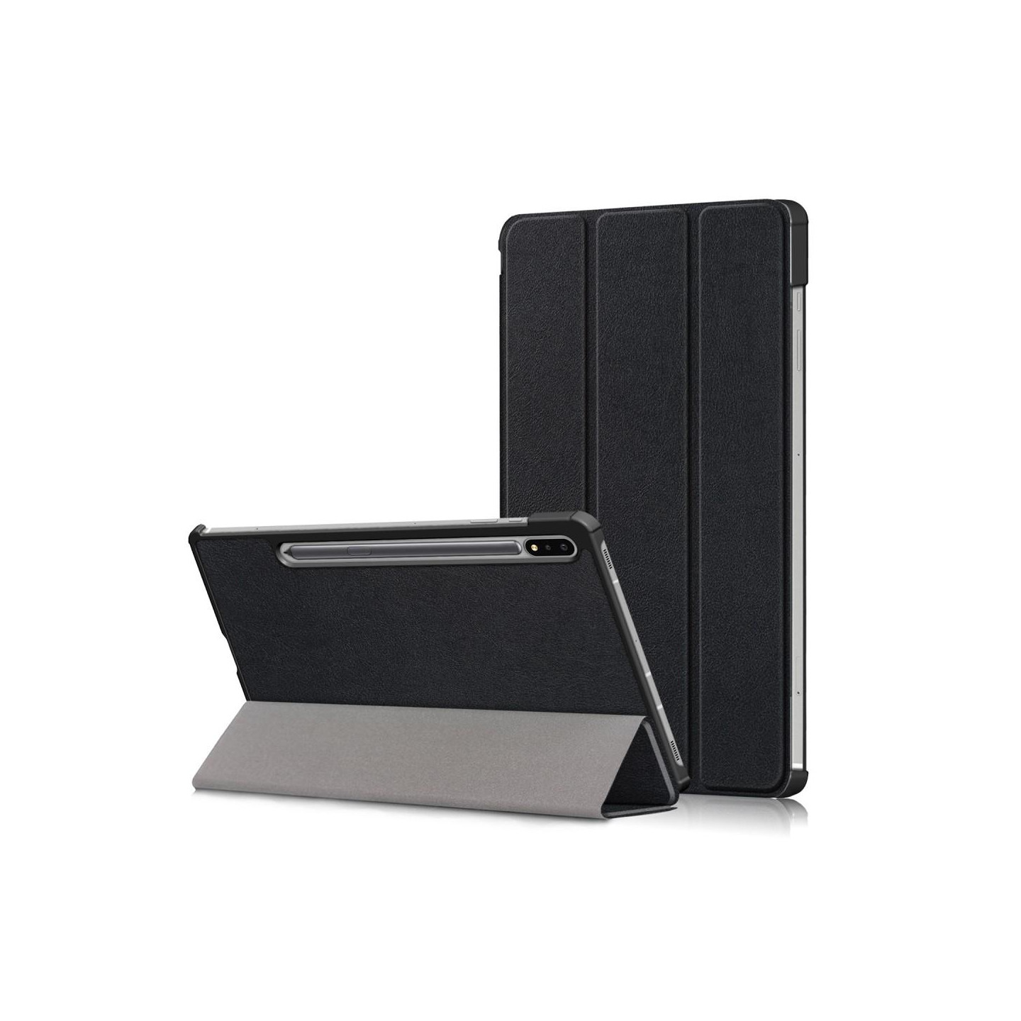 Trifoldet stativ Smart Taske til Samsung Galaxy Tab S7 FE/Tab S7 Plus/Tab S8+